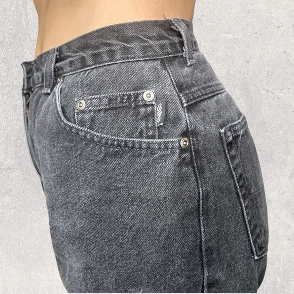 Vintage 90s Chic Black Denim Jeans - Picture 6 of 6